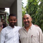 Mike with India Pastor